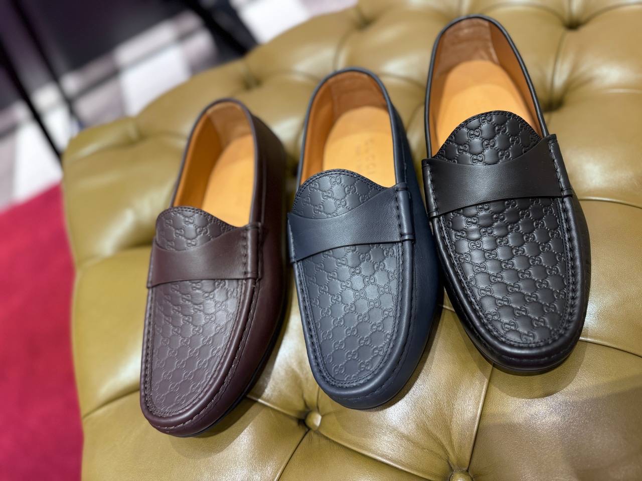 GUCCI Moccasins side view - Men's luxury Shoes