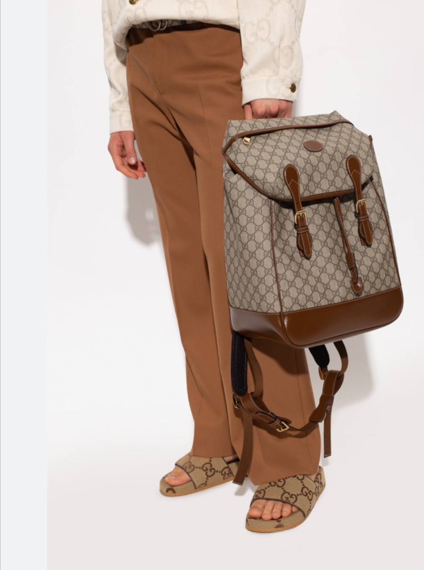 GUCCI Backpack side view - Men's luxury Bags