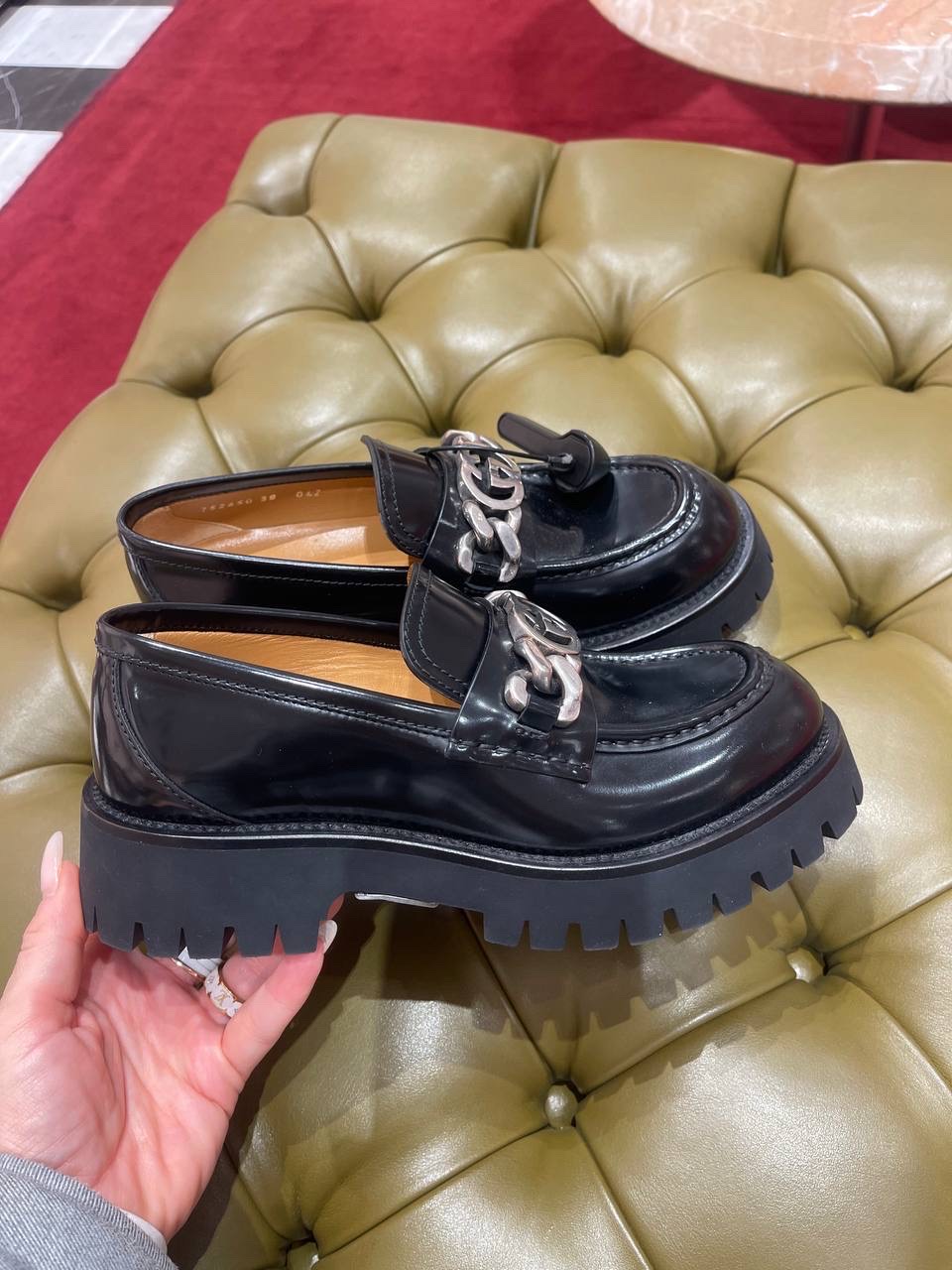 GUCCI Loafers front view - Women's luxury Shoes