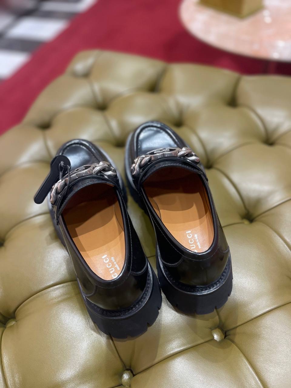 GUCCI Loafers side view - Women's luxury Shoes