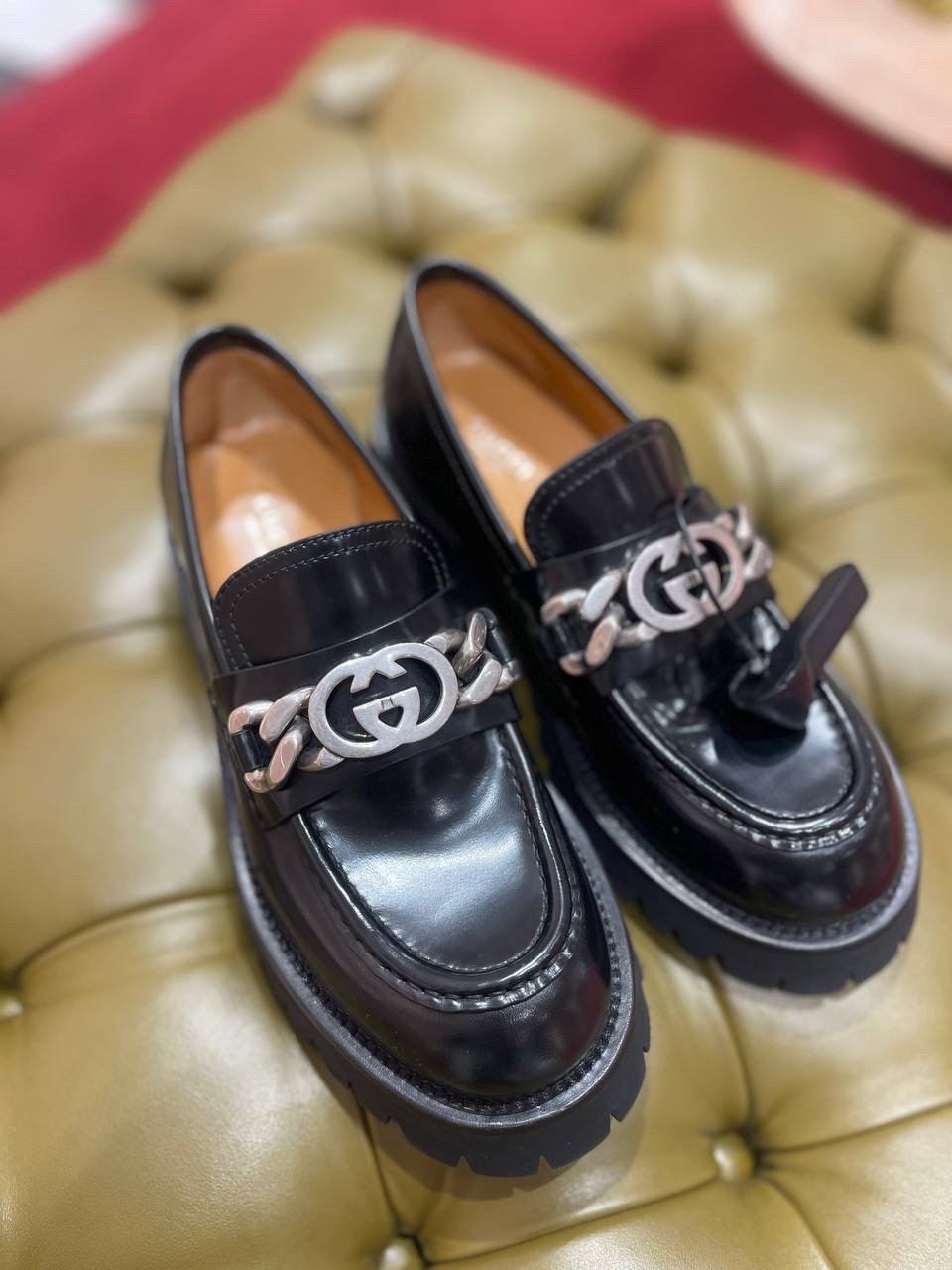 GUCCI Loafers side view - Women's luxury Shoes