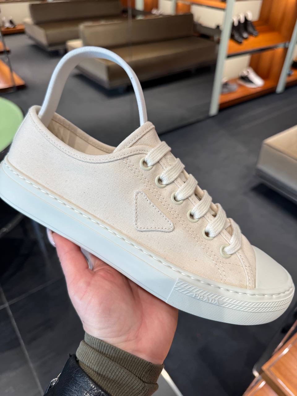 PRADA Sneakers front view - Men's luxury Shoes