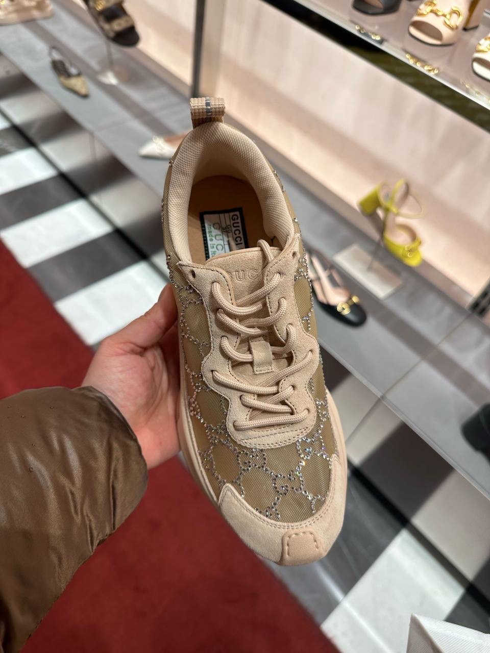 GUCCI Sneakers side view - Women's luxury Shoes