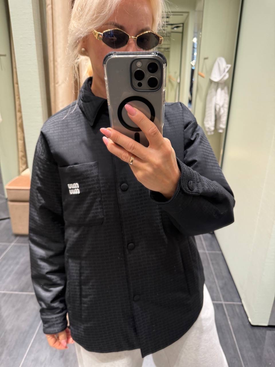 MIU MIU Down jacket side view - Women luxury Clothes