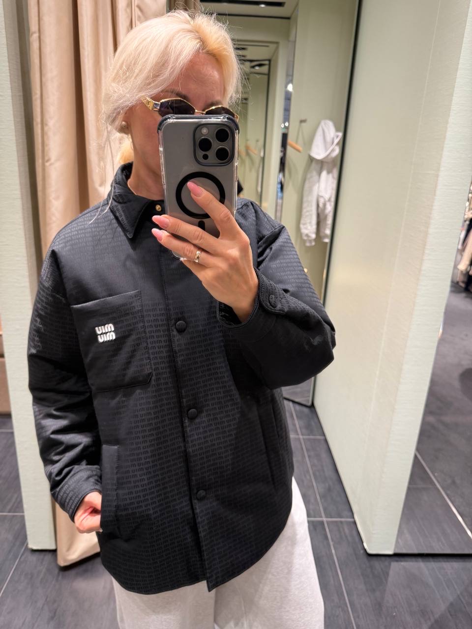 MIU MIU Down jacket side view - Women luxury Clothes