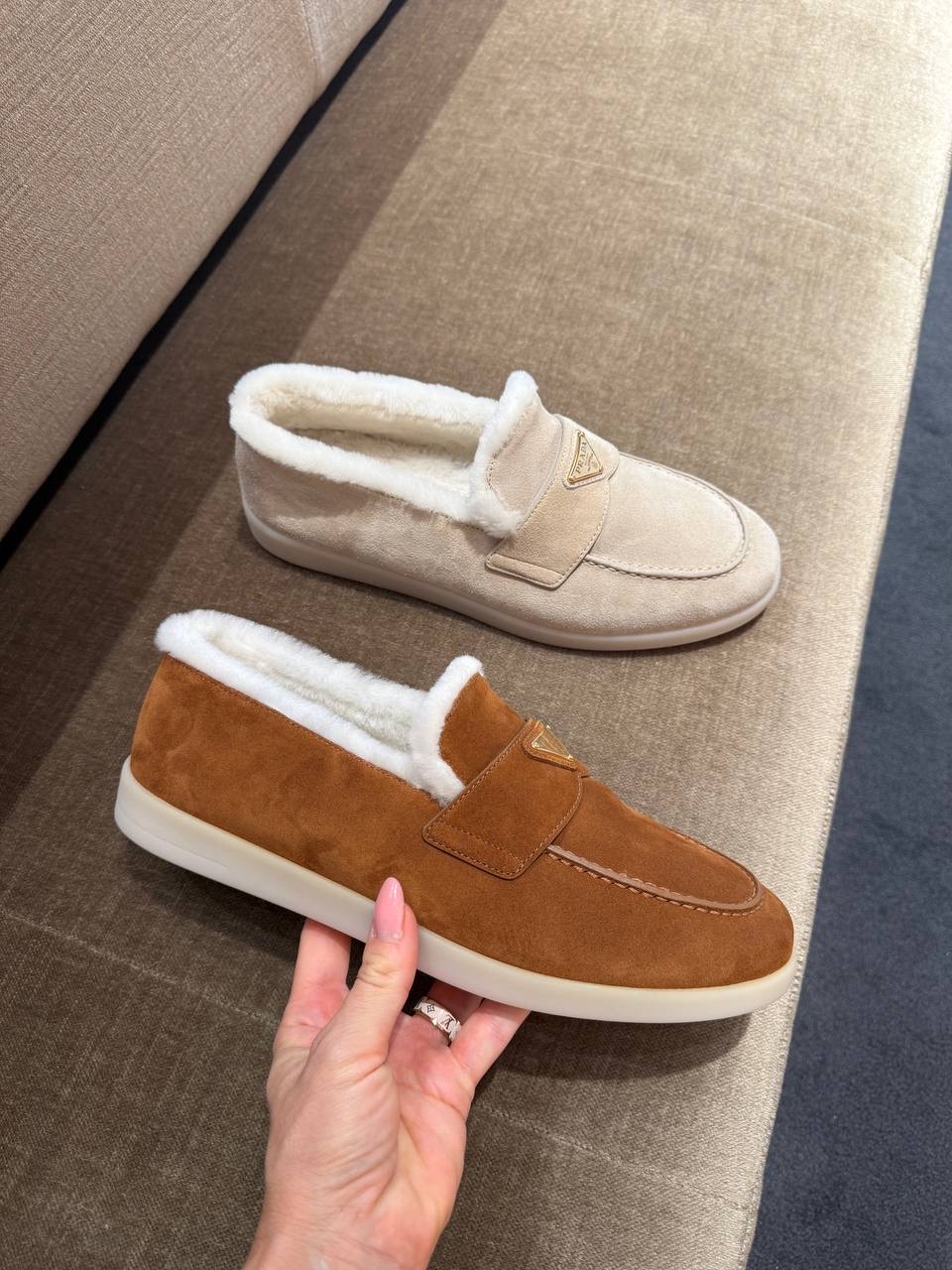 PRADA Moccasins side view - Men luxury Shoes