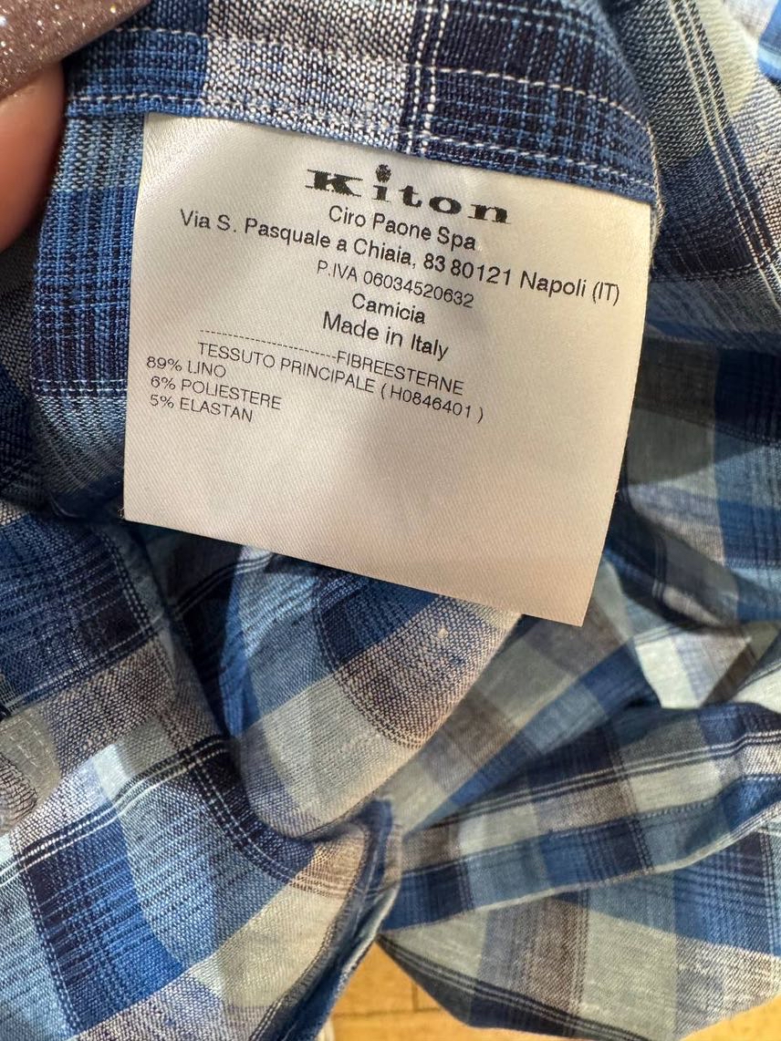 KITON Shirts side view - Men's luxury Clothes