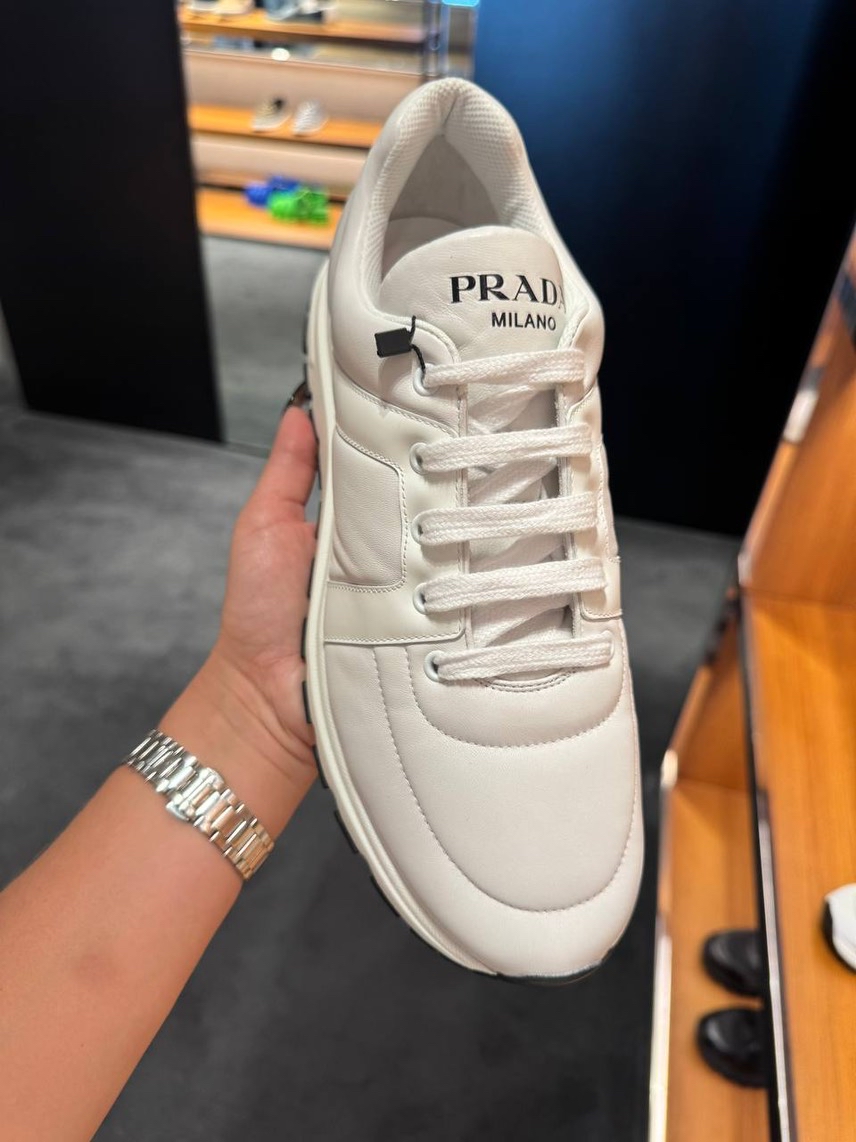 PRADA Sneakers side view - Men's luxury Shoes