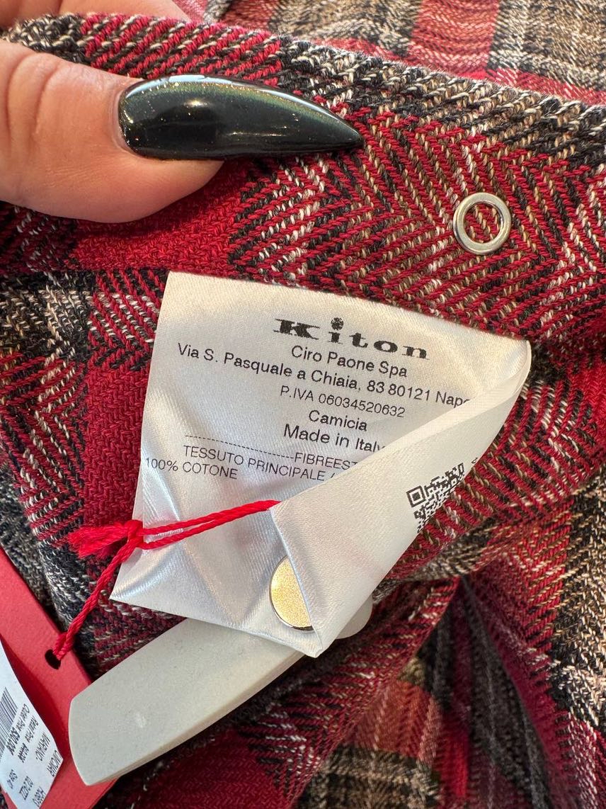 KITON Shirts side view - Men's luxury Clothes