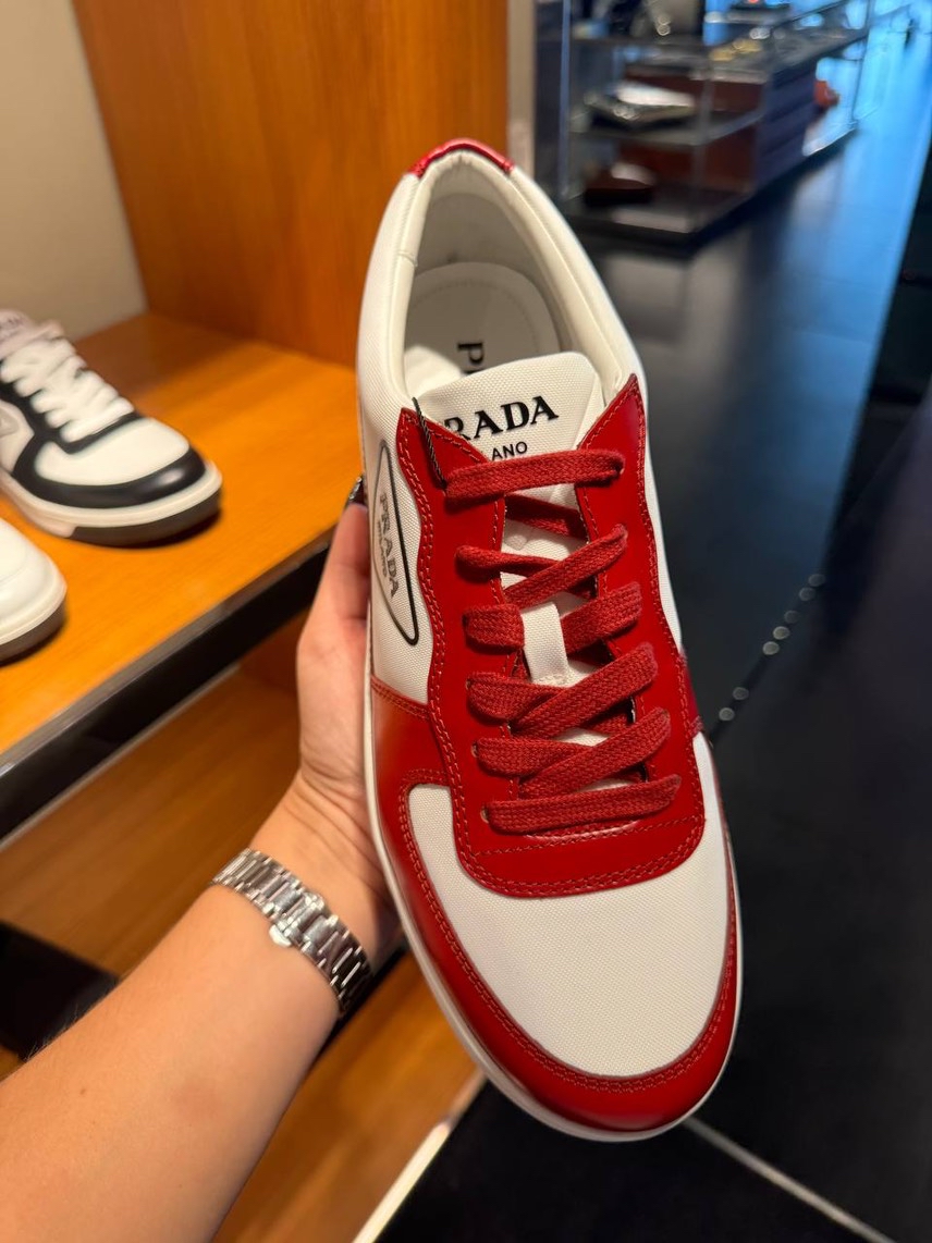 PRADA Sneakers side view - Men's luxury Shoes