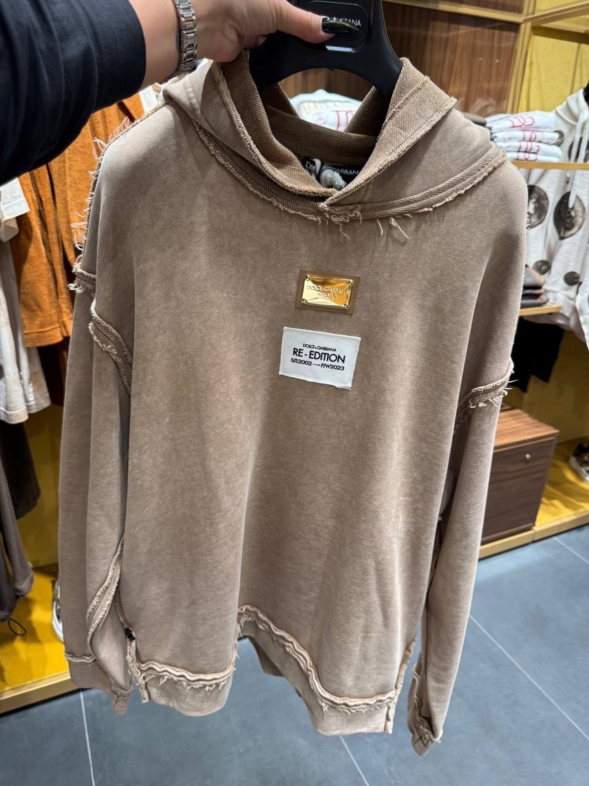 DOLCE & GABBANA Hoodies front view - Men's luxury Clothes