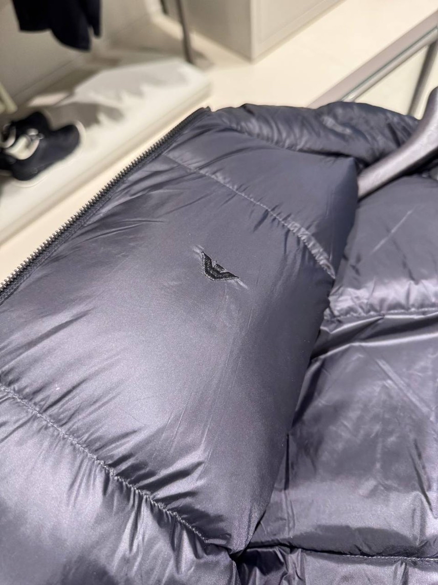 EMPORIO ARMANI Down jacket side view - Men's luxury Clothes