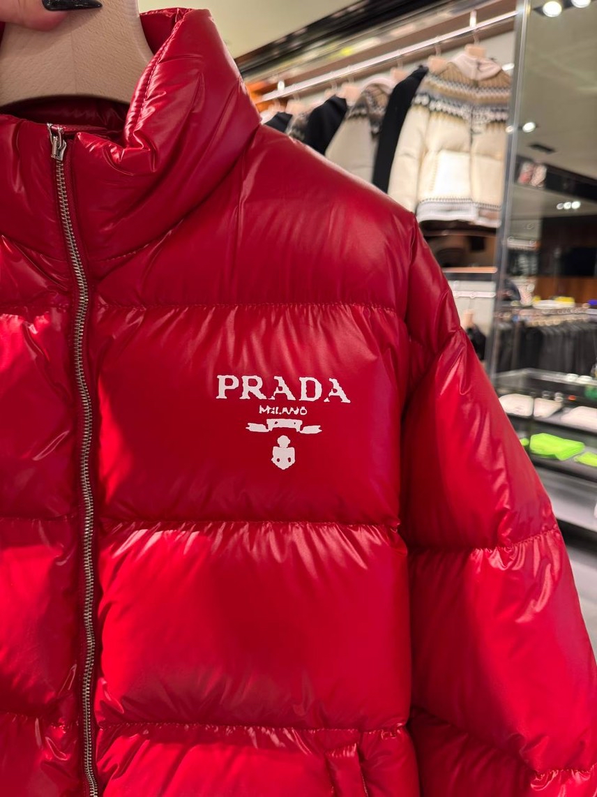 PRADA Down jacket side view - Men's luxury Clothes