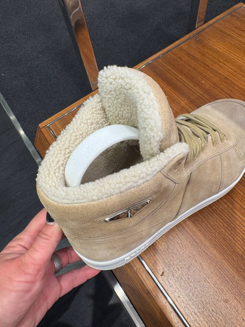 PRADA Sneakers side view - Men's luxury Shoes