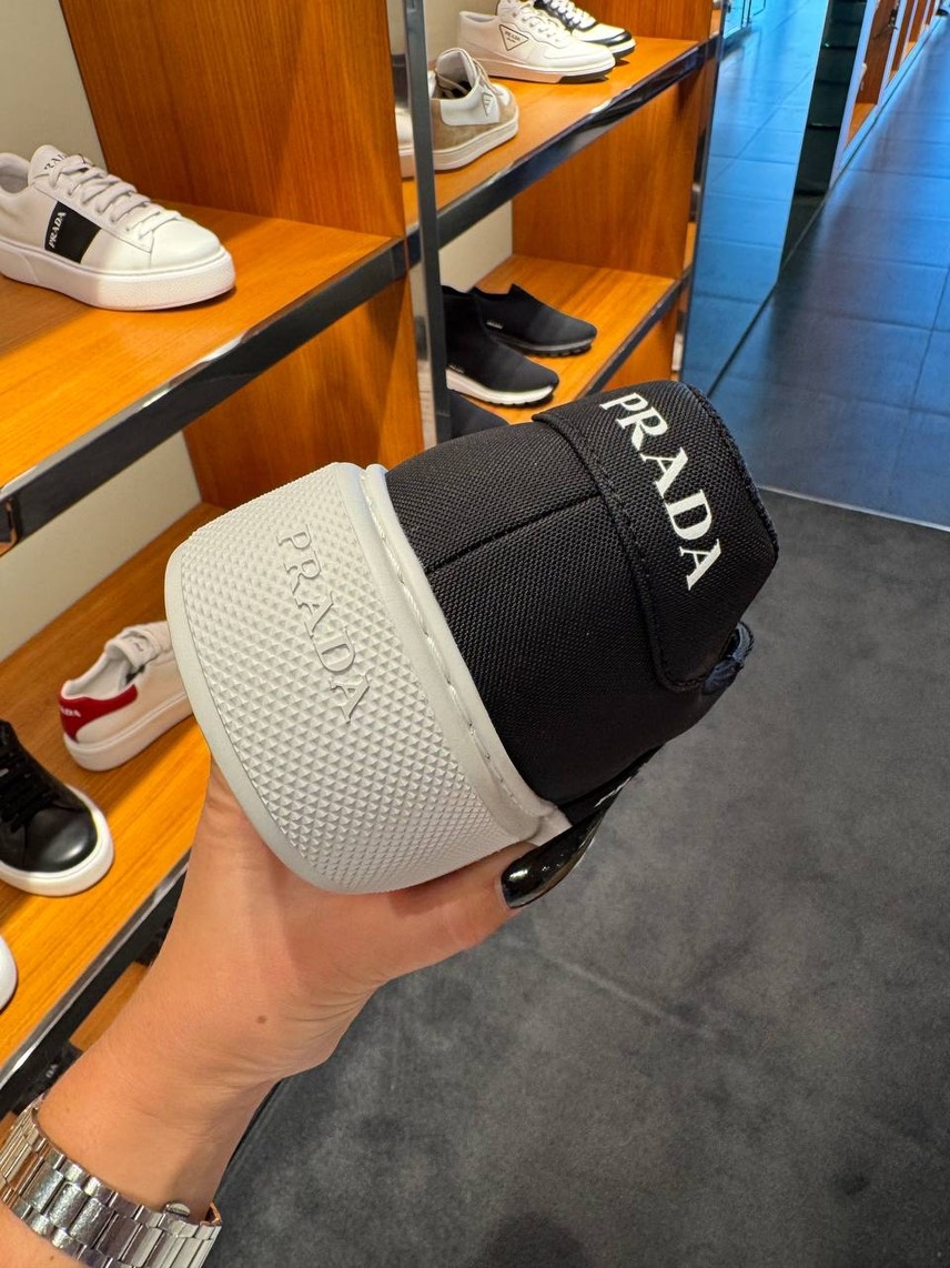 PRADA Sneakers side view - Men's luxury Shoes