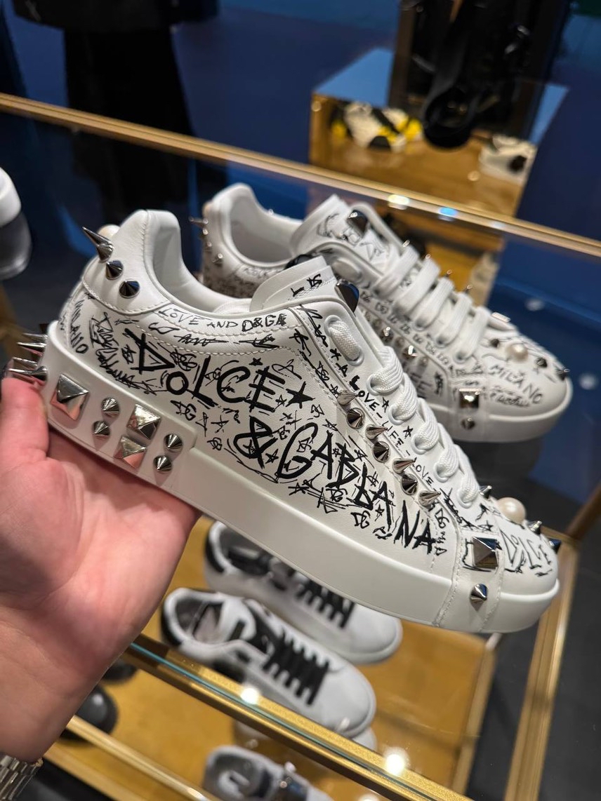 DOLCE & GABBANA Sneakers front view - Men's luxury Shoes