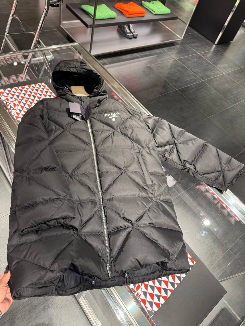 PRADA Down jacket front view - Men's luxury Clothes