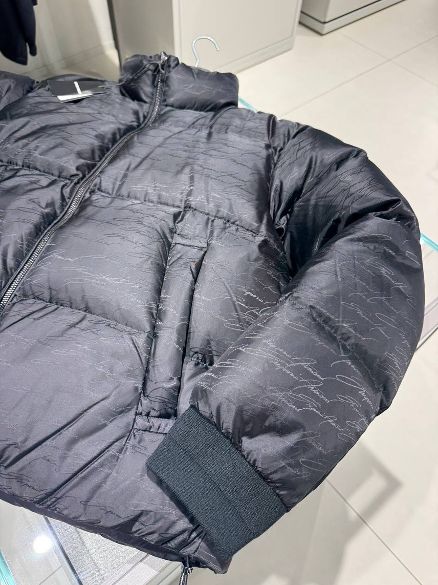 EMPORIO ARMANI Down jacket side view - Men's luxury Clothes