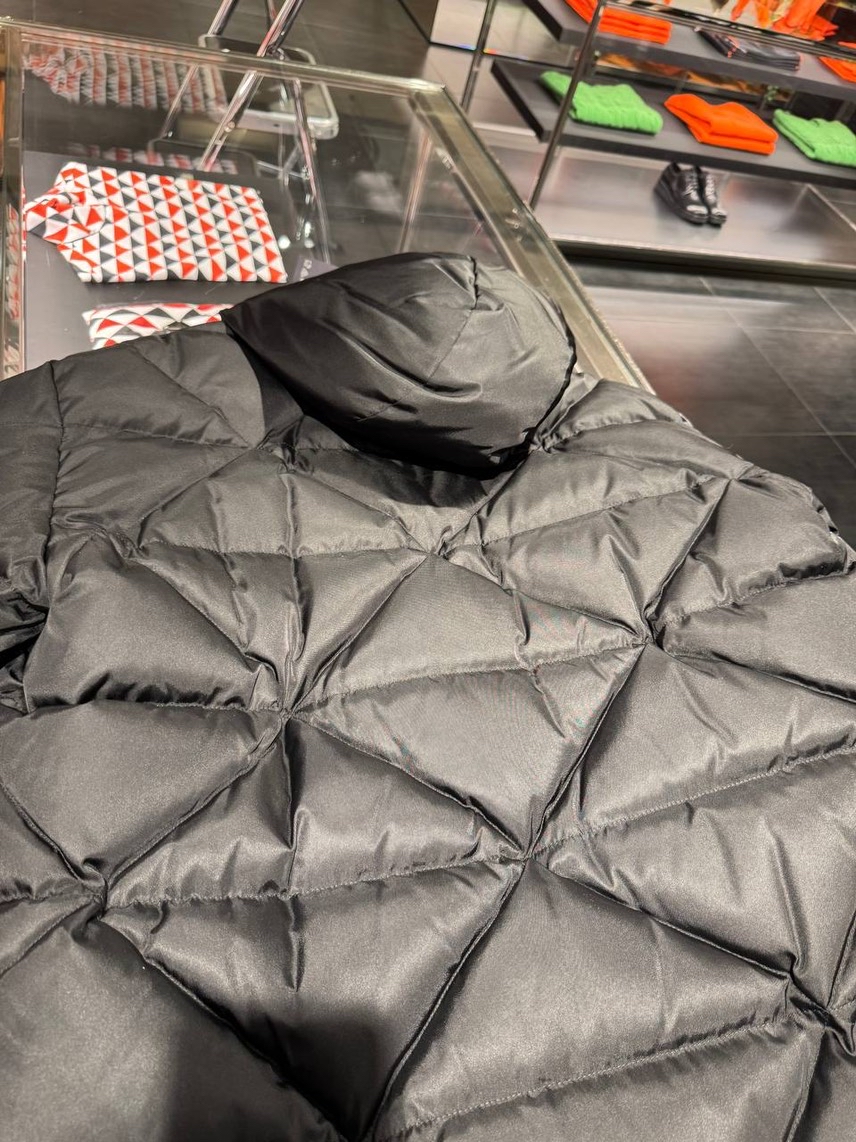 PRADA Down jacket side view - Men's luxury Clothes