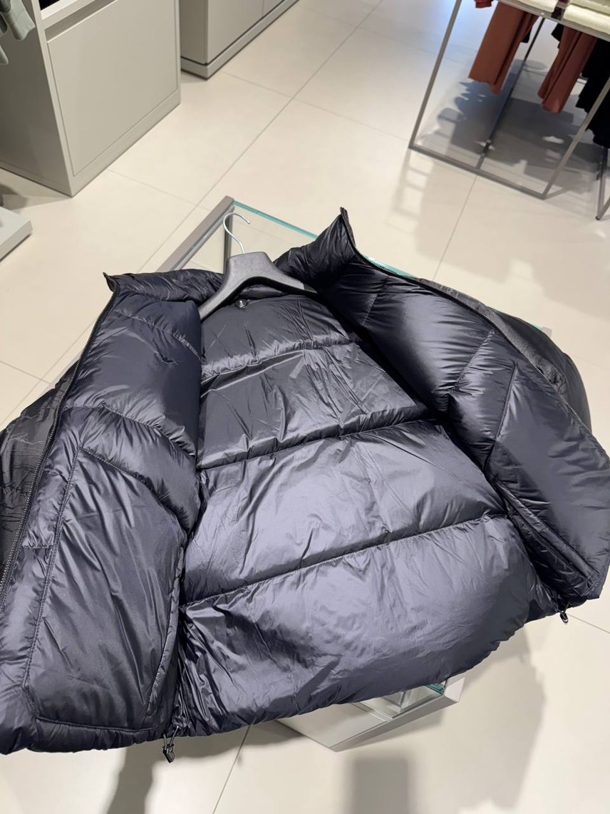 EMPORIO ARMANI Down jacket side view - Men's luxury Clothes