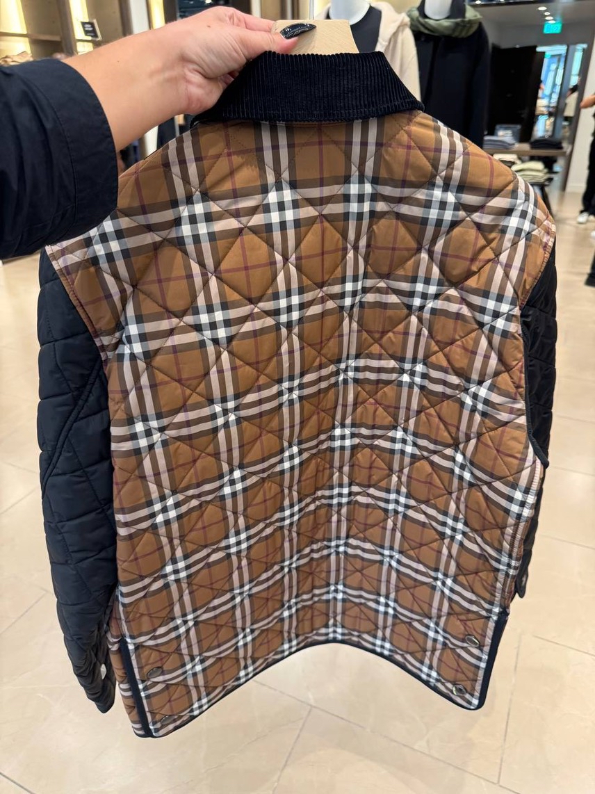 BURBERRY Jackets side view - Men's luxury Clothes