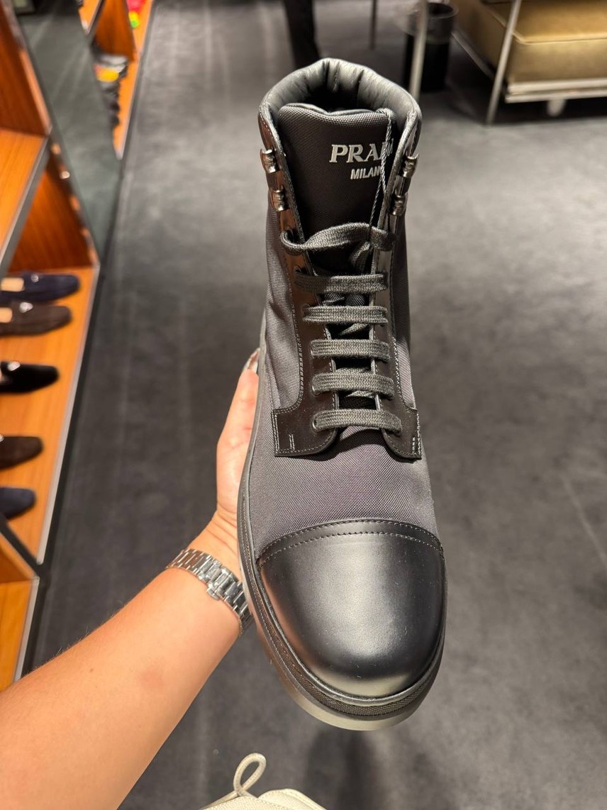 PRADA Boots side view - Men's luxury Shoes