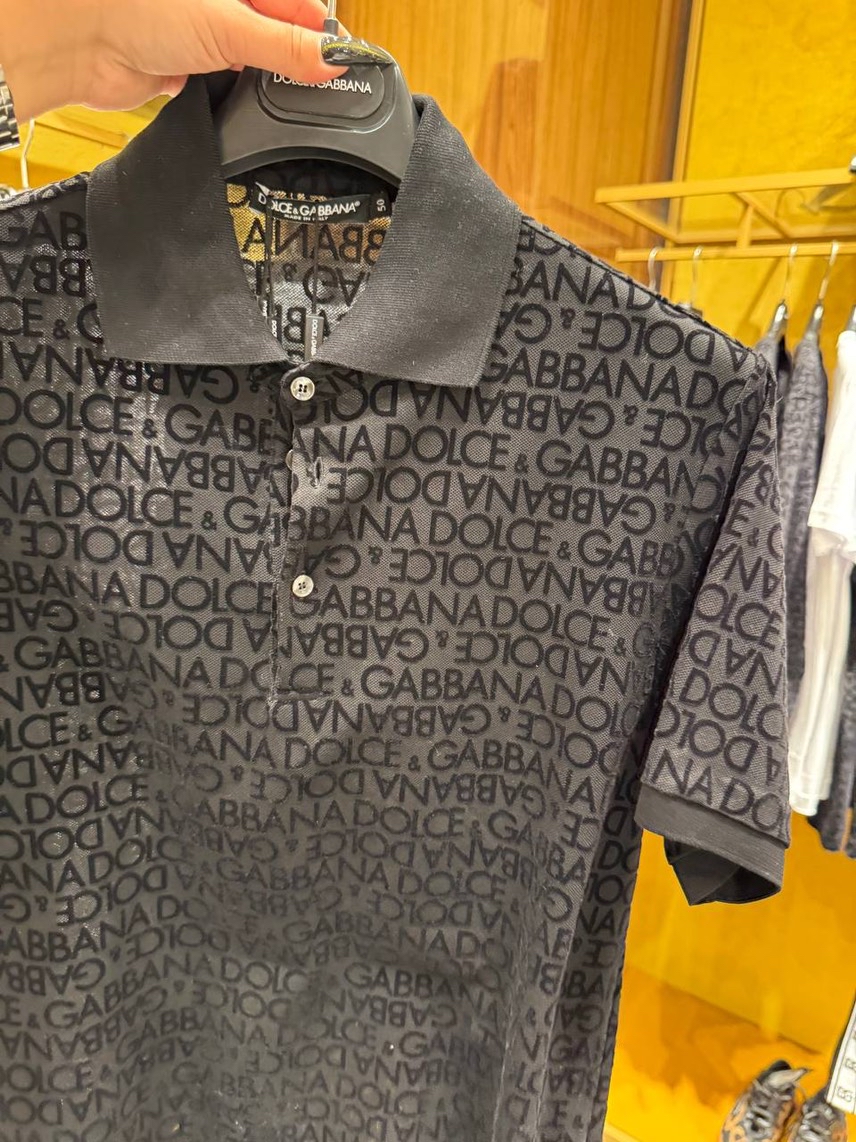 DOLCE & GABBANA T-shirt and Polo side view - Men's luxury Clothes