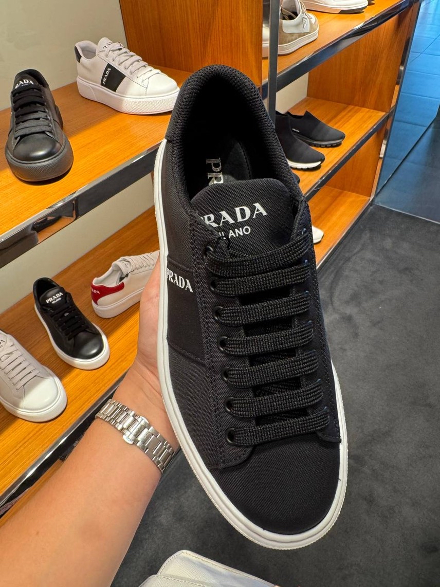 PRADA Sneakers side view - Men's luxury Shoes