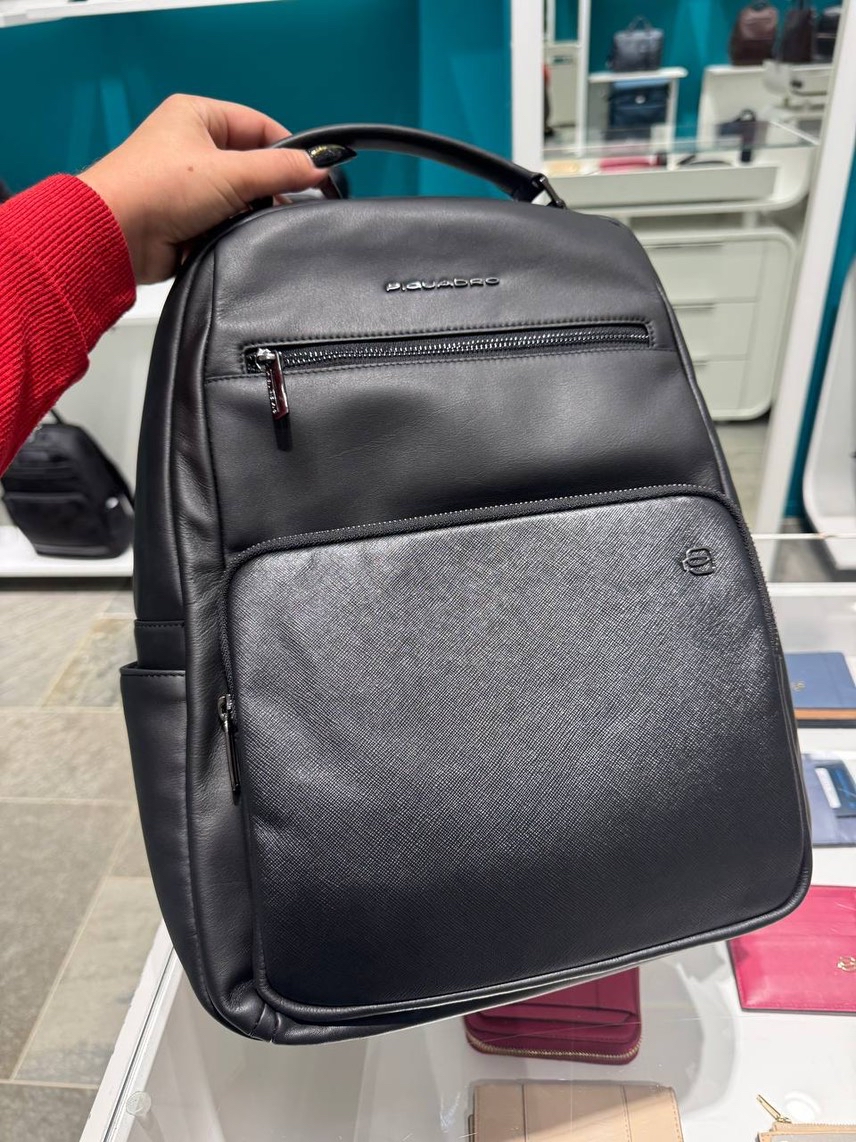 PIQUADRO Backpack front view - Men's luxury Bags