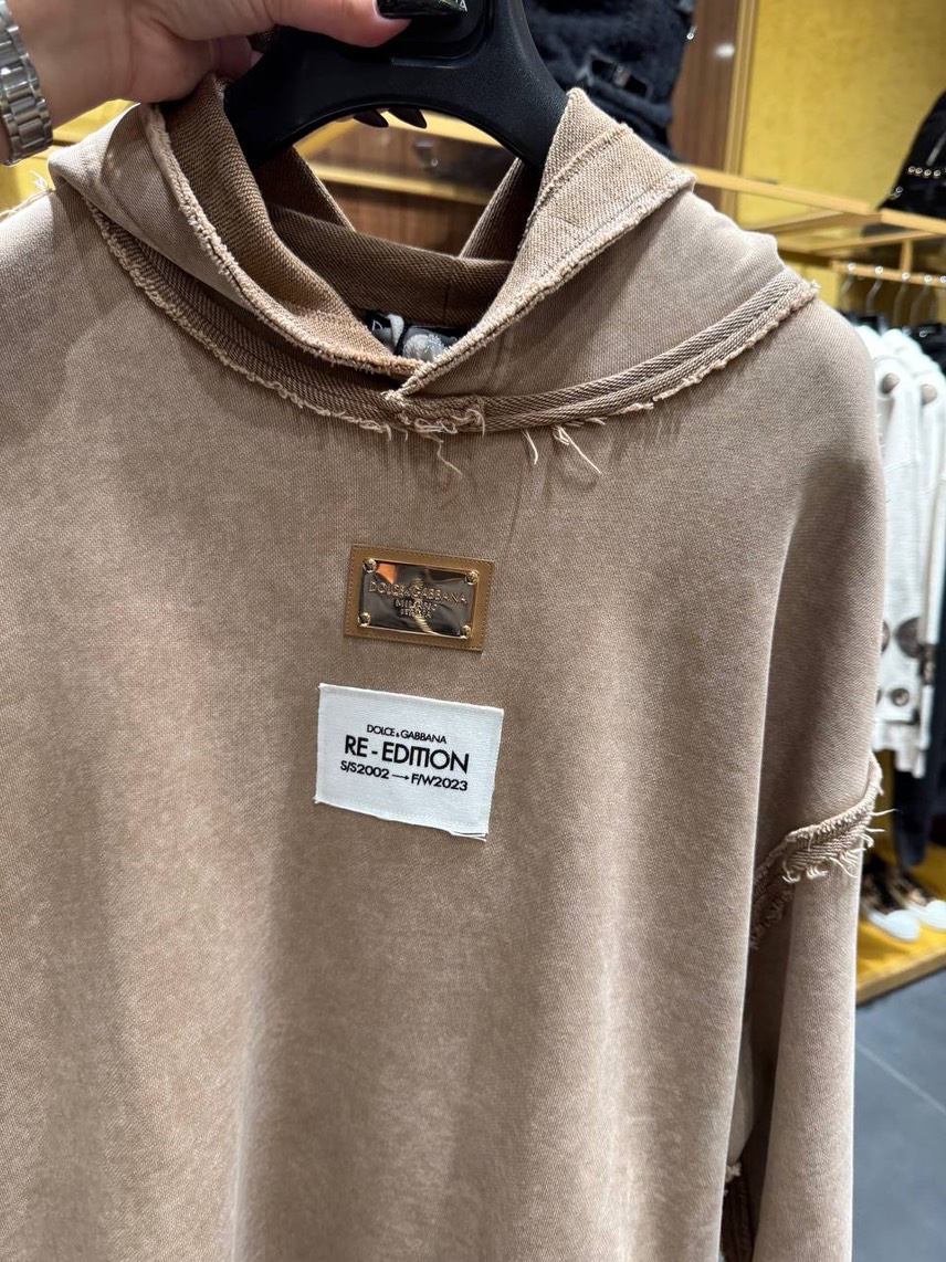 DOLCE & GABBANA Hoodies side view - Men's luxury Clothes