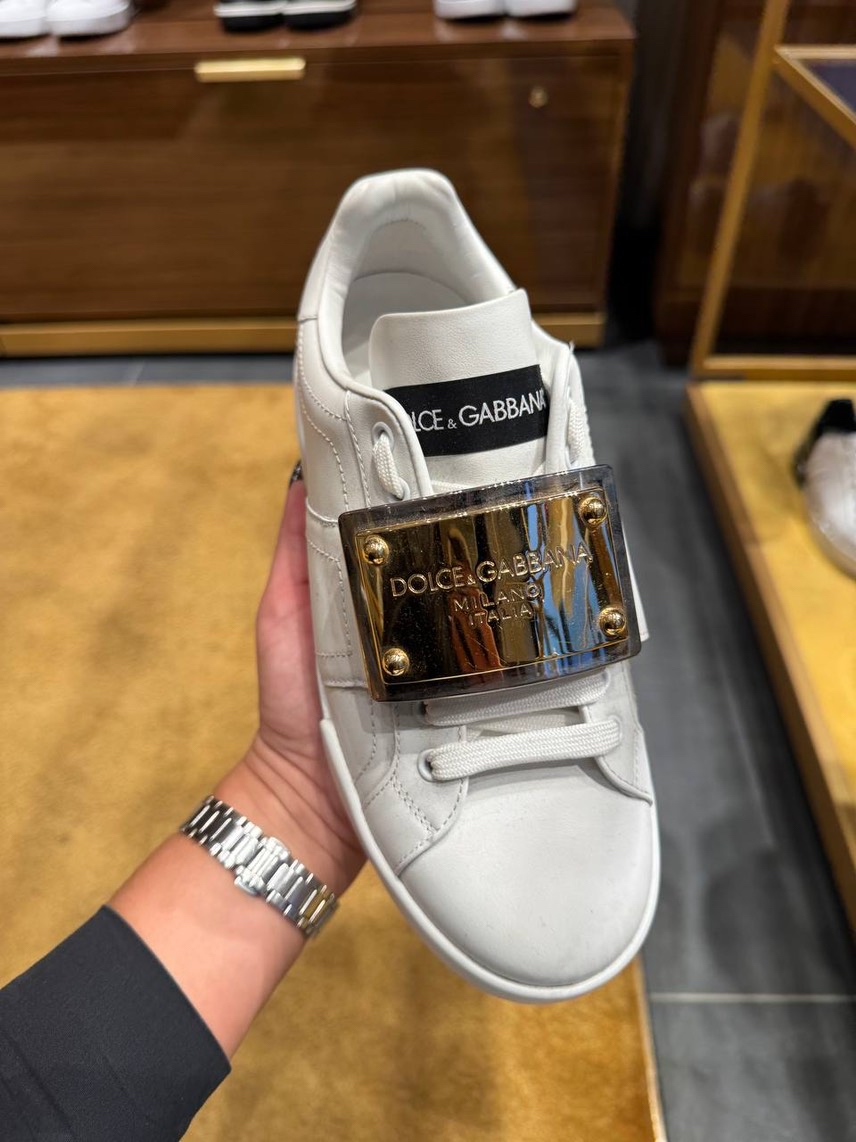 DOLCE & GABBANA Sneakers front view - Men's luxury Shoes