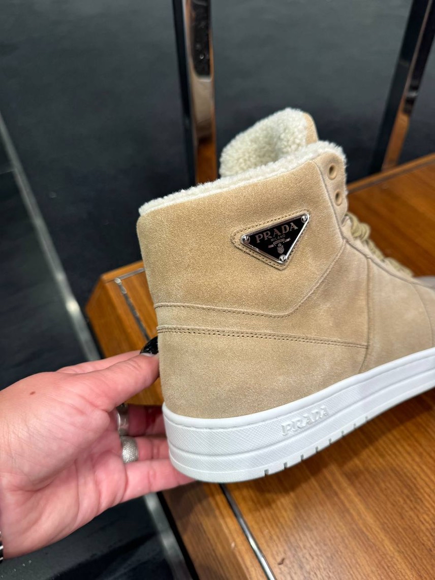 PRADA Sneakers side view - Men's luxury Shoes