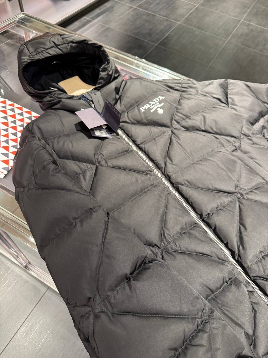 PRADA Down jacket side view - Men's luxury Clothes