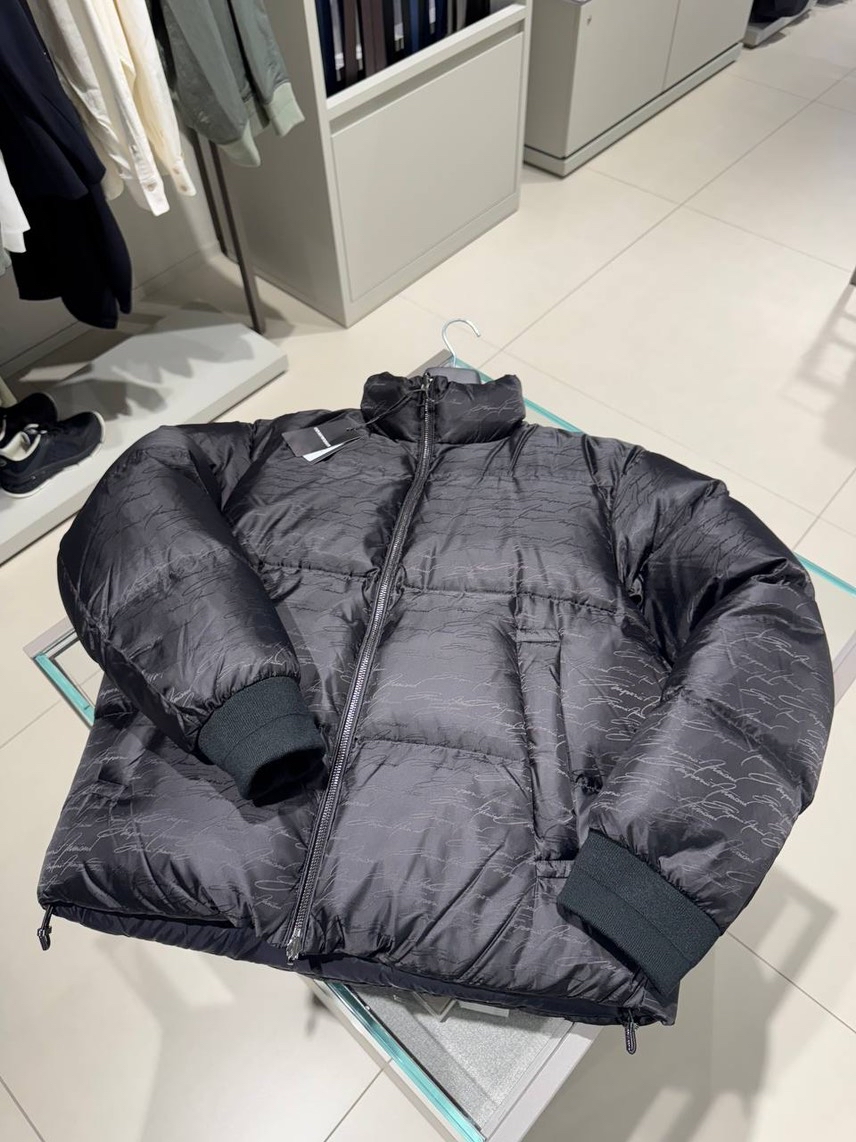 EMPORIO ARMANI Down jacket front view - Men's luxury Clothes