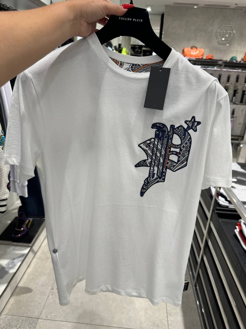 PHILIPP PLEIN T-shirt and Polo front view - Men's luxury Clothes