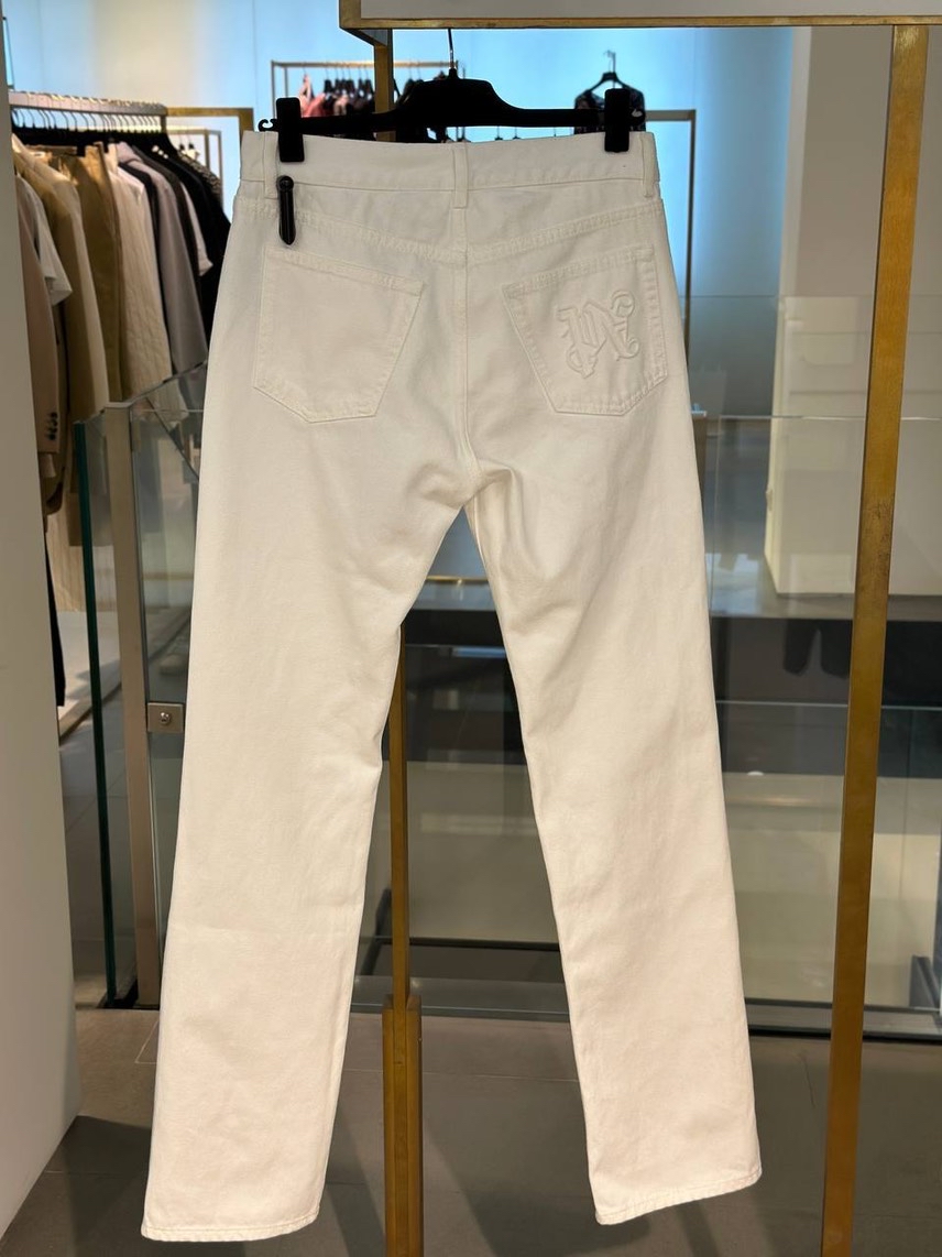 PALM ANGELS Trousers side view - Women's luxury Clothes