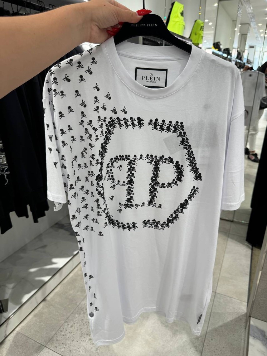 PHILIPP PLEIN T-shirt and Polo front view - Men's luxury Clothes