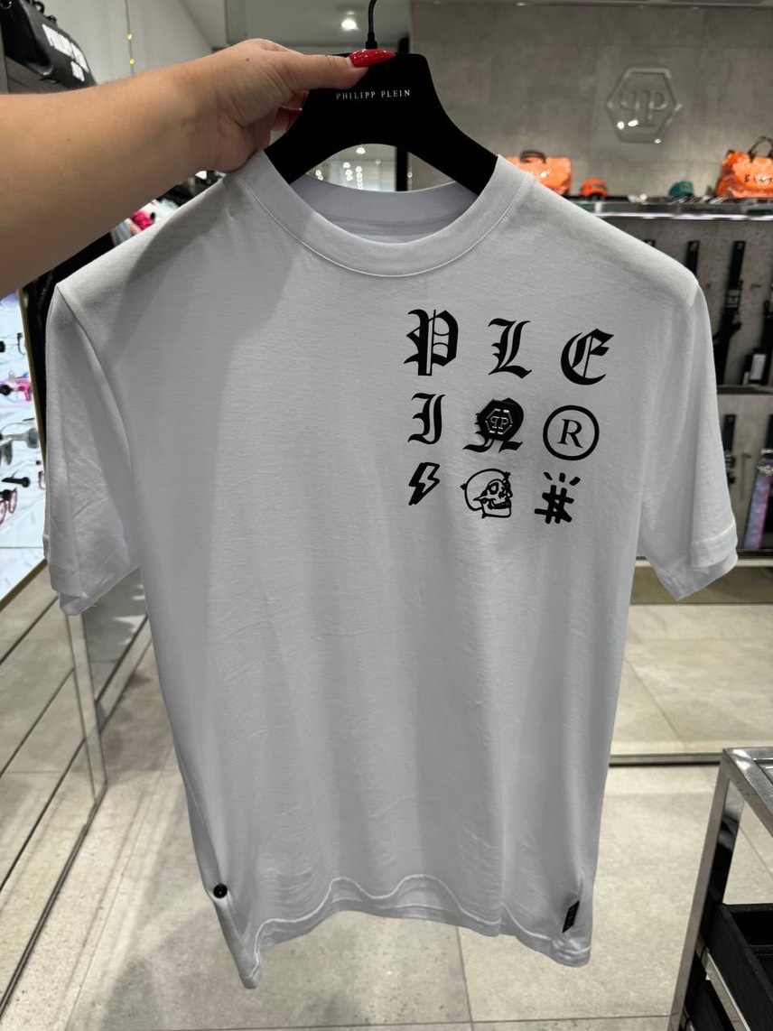 PHILIPP PLEIN T-shirt and Polo front view - Men's luxury Clothes