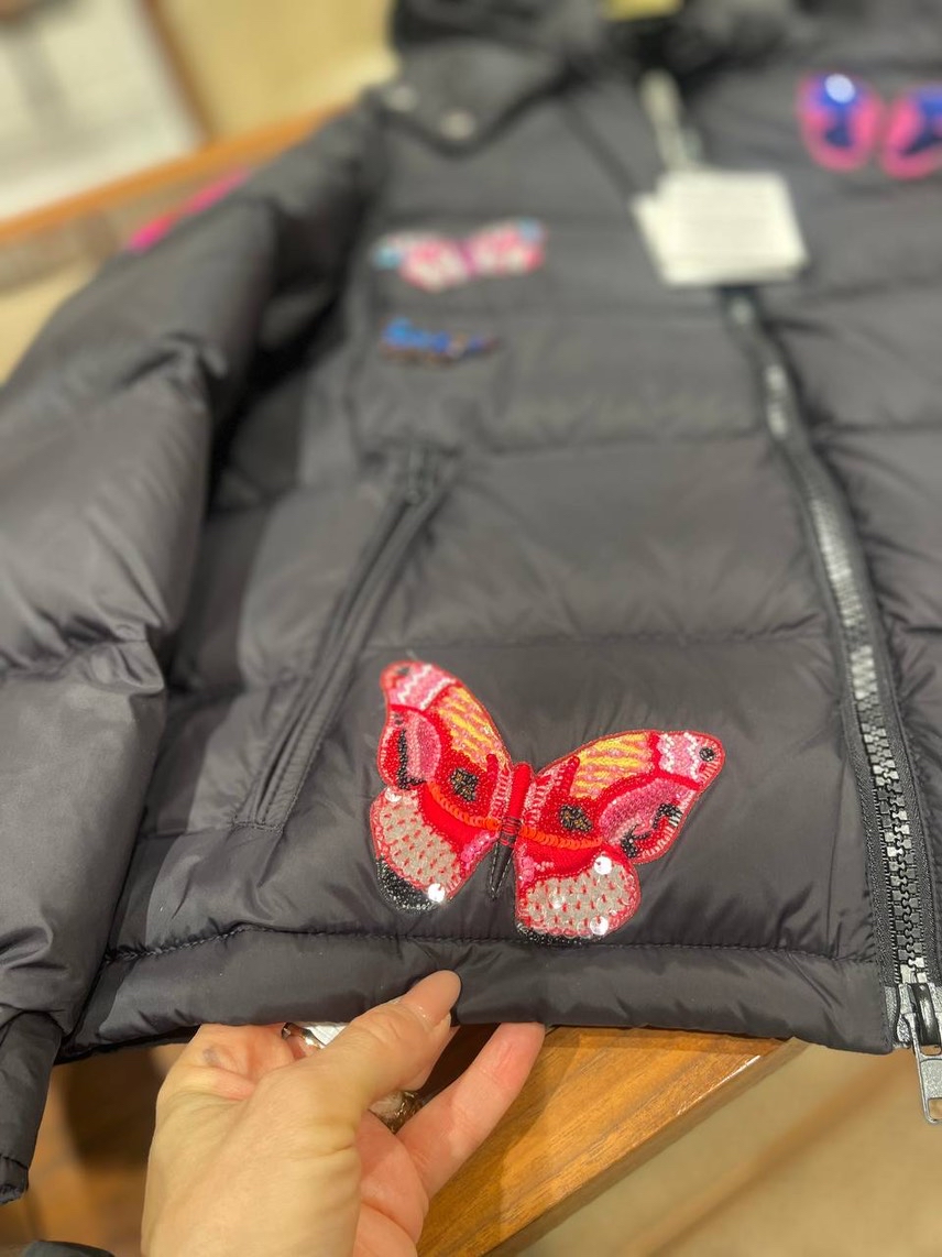 VALENTINO GARAVANI Down jacket side view - Women's luxury Clothes