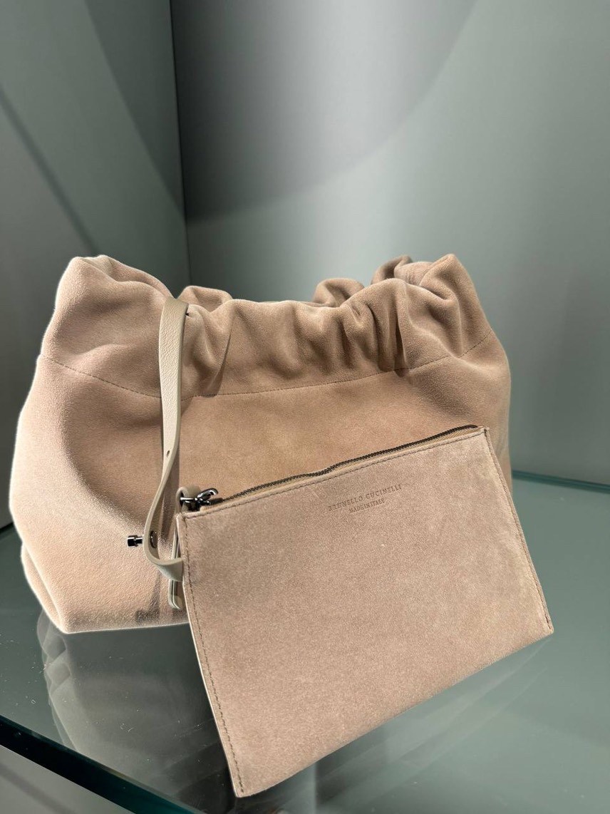 BRUNELLO CUCINELLI Shoulder bags side view - Women's luxury Bags