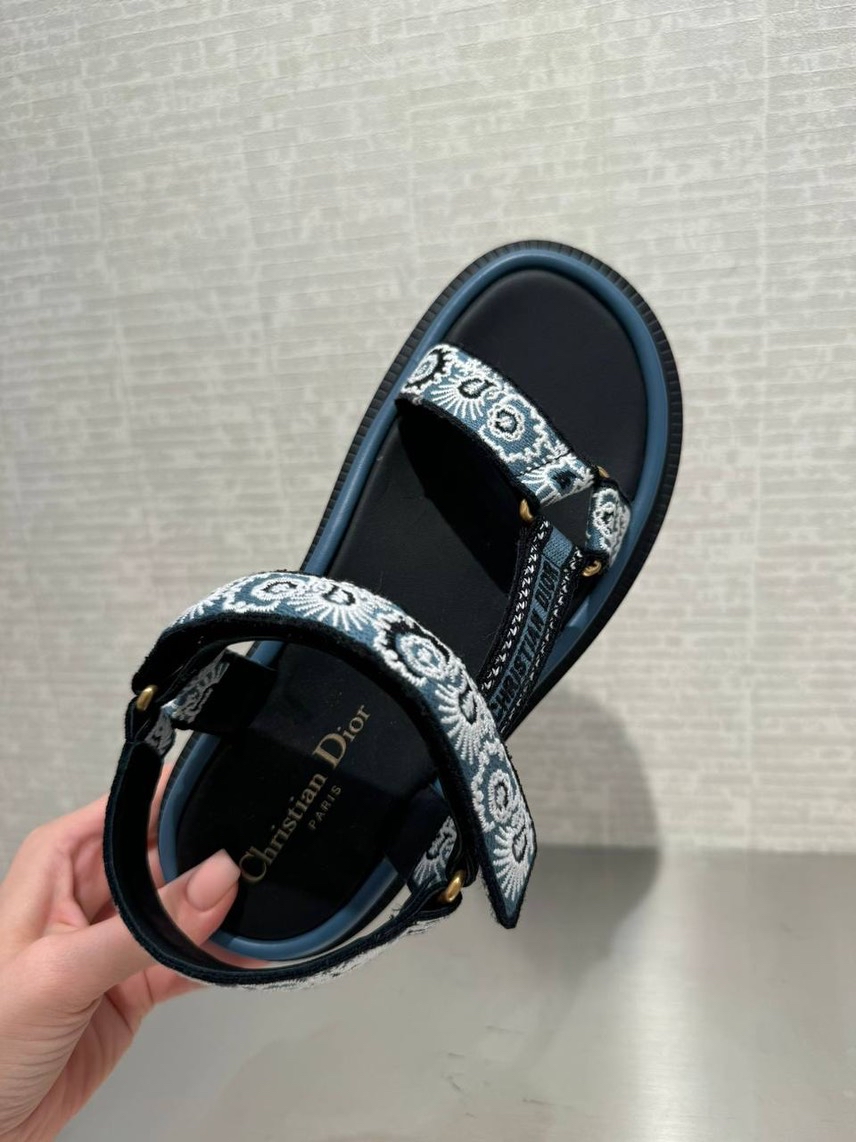 DIOR Sandals side view - Women's luxury Shoes