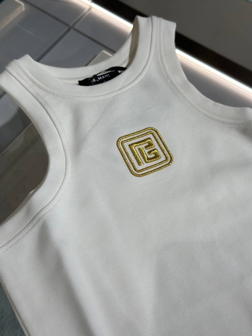 BALMAIN T-shirt and Polo side view - Women's luxury Clothes