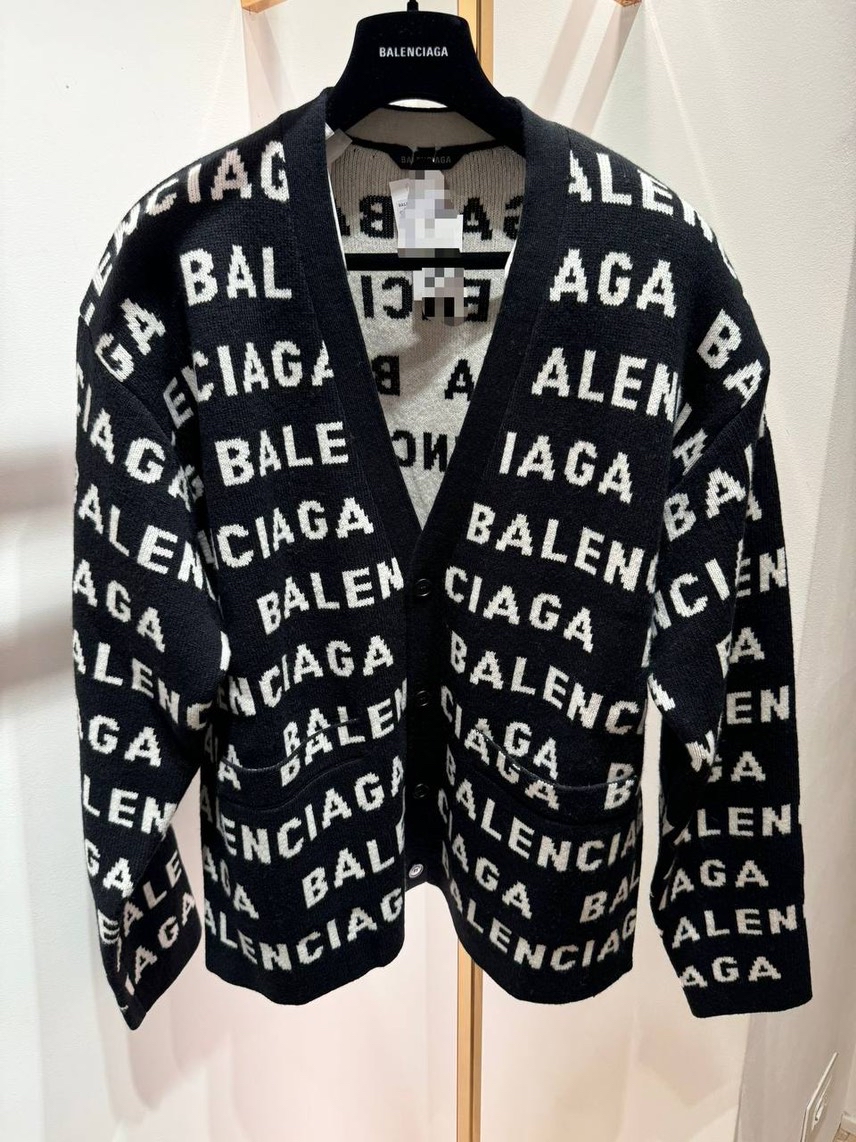 BALENCIAGA Cardigans front view - Women's luxury Clothes