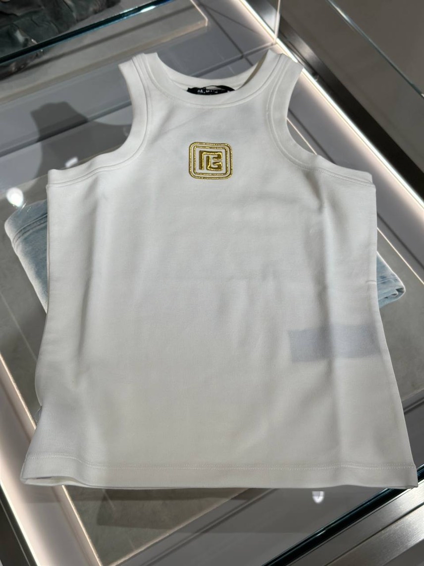 BALMAIN T-shirt and Polo side view - Women's luxury Clothes