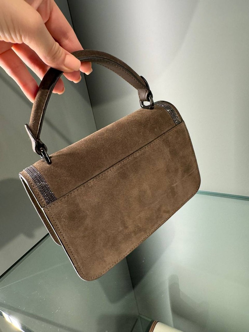 BRUNELLO CUCINELLI Shoulder bags side view - Women's luxury Bags