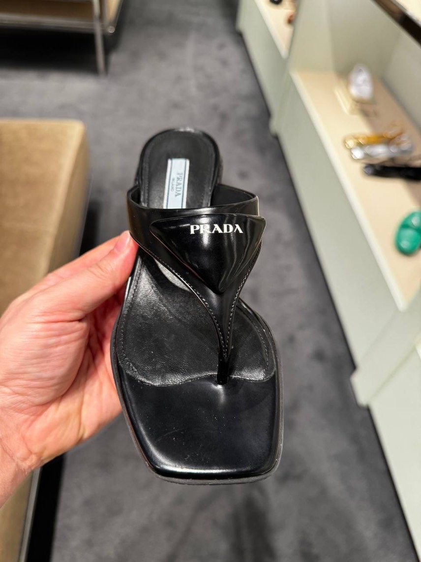 PRADA Sandals side view - Women's luxury Shoes