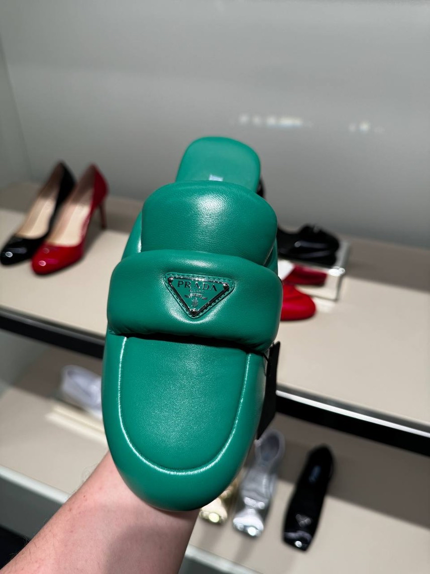 PRADA Mules side view - Women's luxury Shoes