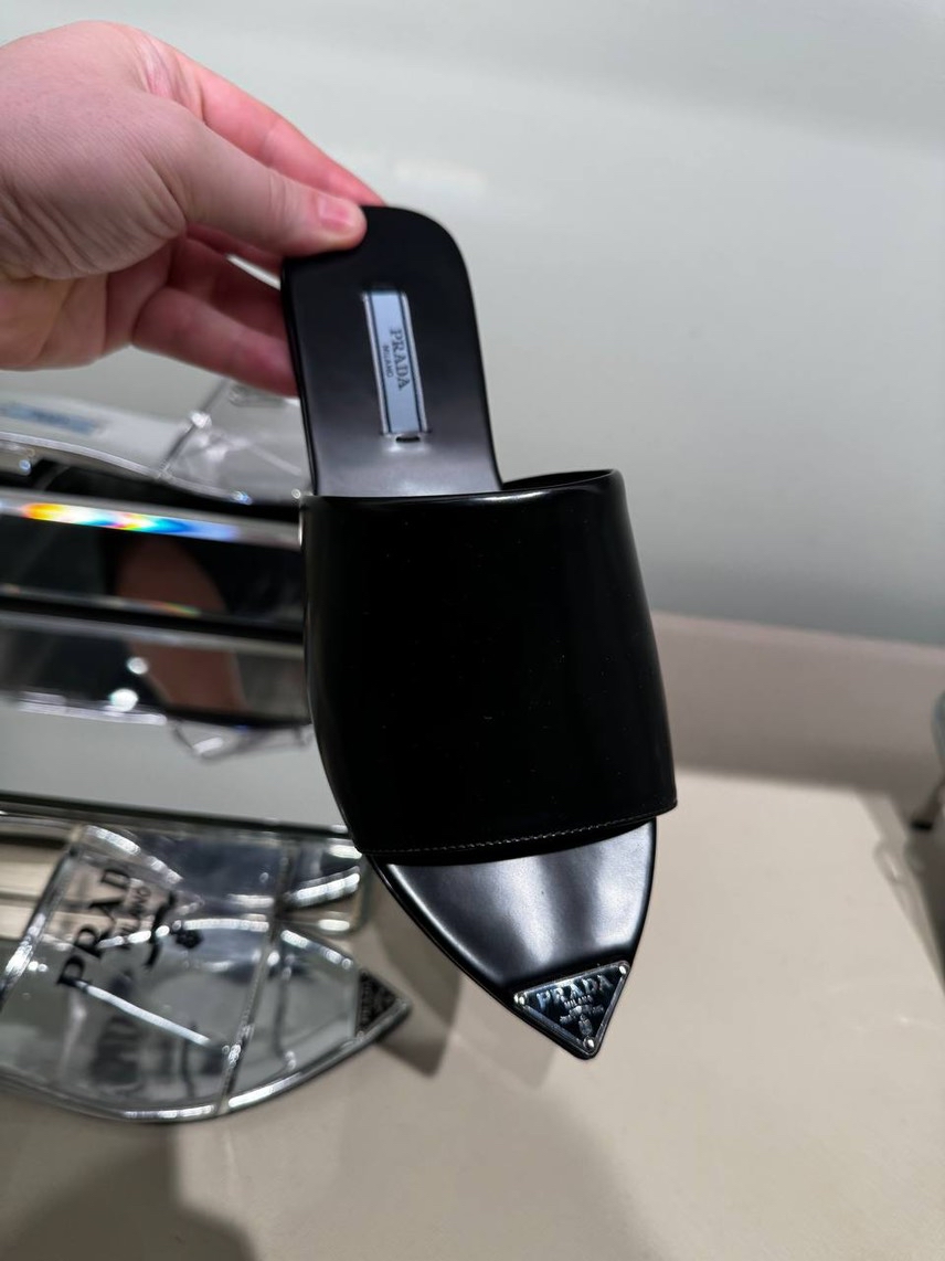 PRADA Slides side view - Women's luxury Shoes