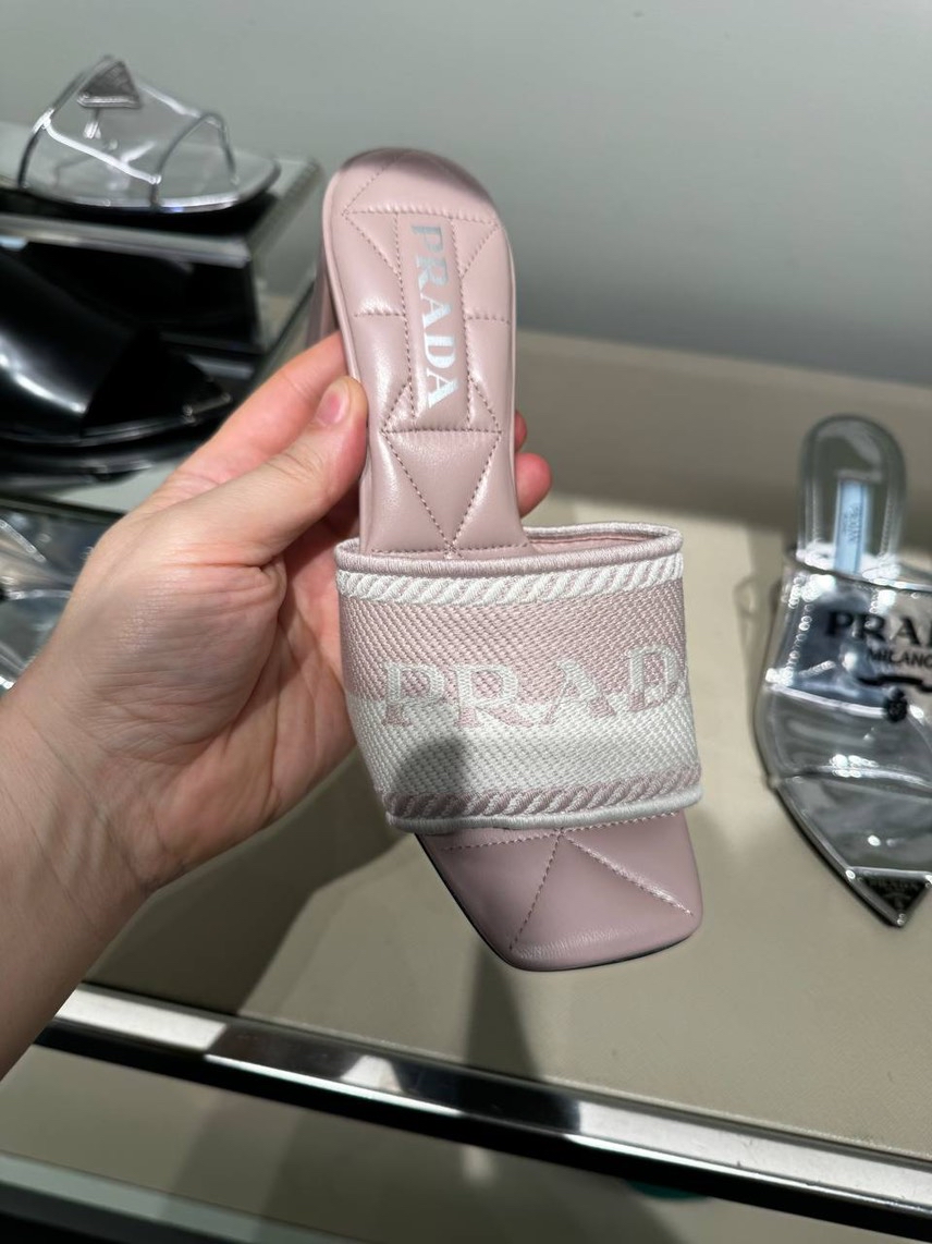 PRADA Slides side view - Women's luxury Shoes