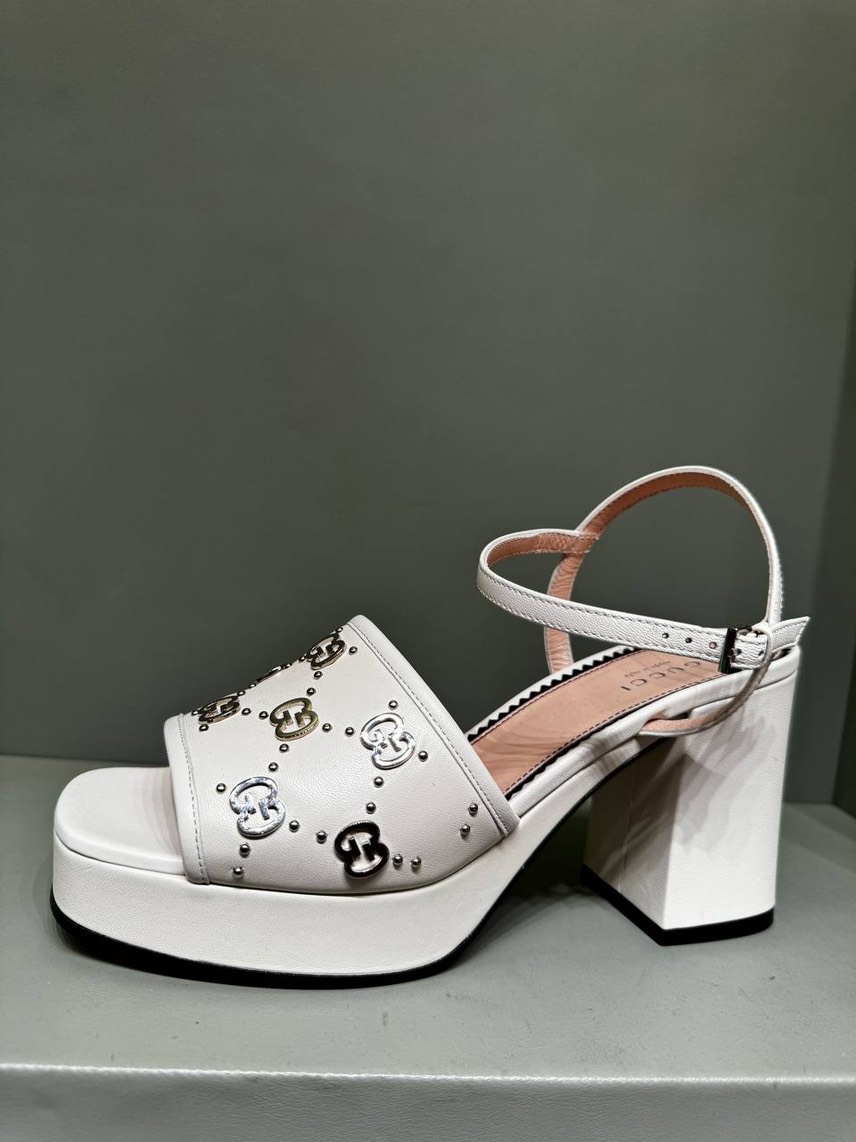 GUCCI Sandals side view - Women's luxury Shoes